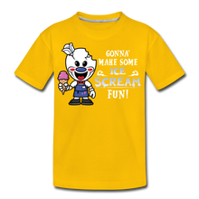 Load image into Gallery viewer, Ice Scream Fun T-Shirt - sun yellow
