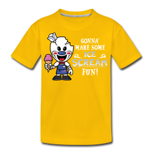 Load image into Gallery viewer, Ice Scream Fun T-Shirt - sun yellow
