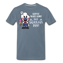 Load image into Gallery viewer, Ice Scream Fun T-Shirt (Mens) - steel blue