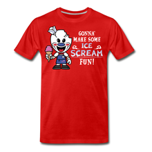 Load image into Gallery viewer, Ice Scream Fun T-Shirt (Mens) - red