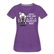 Load image into Gallery viewer, Ice Scream Fun T-Shirt (Womens) - purple