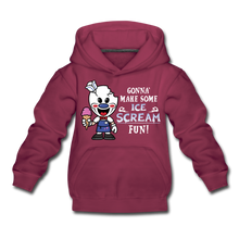 Load image into Gallery viewer, Ice Scream Fun Hoodie - burgundy