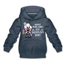 Load image into Gallery viewer, Ice Scream Fun Hoodie - heather denim