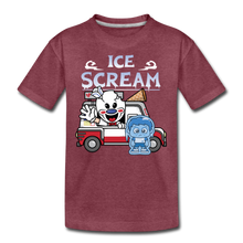 Load image into Gallery viewer, Ice Scream Truck T-Shirt - heather burgundy