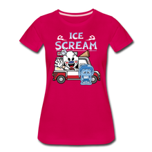 Load image into Gallery viewer, Ice Scream Truck T-Shirt (Womens) - dark pink