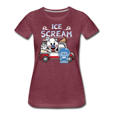 Load image into Gallery viewer, Ice Scream Truck T-Shirt (Womens) - heather burgundy