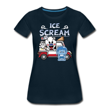 Load image into Gallery viewer, Ice Scream Truck T-Shirt (Womens) - deep navy
