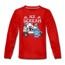 Load image into Gallery viewer, Ice Scream Truck Long-Sleeve T-Shirt - red