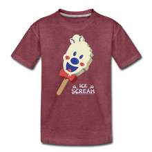 Load image into Gallery viewer, Ice Scream Pop T-Shirt - heather burgundy