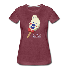 Load image into Gallery viewer, Ice Scream Pop T-Shirt (Womens) - heather burgundy