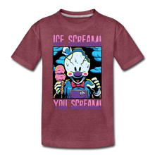 Load image into Gallery viewer, Ice Scream You Scream T-Shirt - heather burgundy
