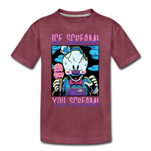 Load image into Gallery viewer, Ice Scream You Scream T-Shirt - heather burgundy