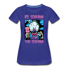 Load image into Gallery viewer, Ice Scream You Scream T-Shirt (Womens) - royal blue