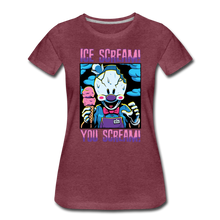 Load image into Gallery viewer, Ice Scream You Scream T-Shirt (Womens) - heather burgundy