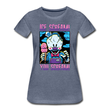 Load image into Gallery viewer, Ice Scream You Scream T-Shirt (Womens) - heather blue