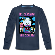 Load image into Gallery viewer, Ice Scream You Scream Long-Sleeve T-Shirt - navy