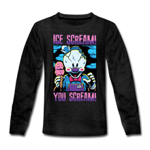 Load image into Gallery viewer, Ice Scream You Scream Long-Sleeve T-Shirt - charcoal gray