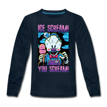 Load image into Gallery viewer, Ice Scream You Scream Long-Sleeve T-Shirt - deep navy