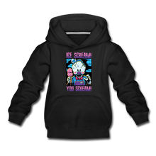 Load image into Gallery viewer, Ice Scream You Scream Hoodie - black
