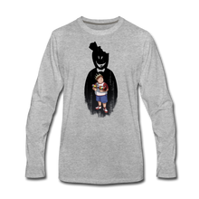 Load image into Gallery viewer, Charlie Ready To Attack Long-Sleeve T-Shirt (Mens) - heather gray