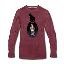 Load image into Gallery viewer, Charlie Ready To Attack Long-Sleeve T-Shirt (Mens) - heather burgundy
