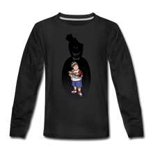 Load image into Gallery viewer, Charlie Ready To Attack Long-Sleeve T-Shirt - black