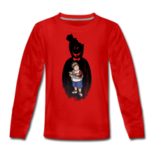 Load image into Gallery viewer, Charlie Ready To Attack Long-Sleeve T-Shirt - red