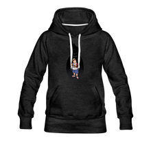 Load image into Gallery viewer, Charlie Ready To Attack Hoodie (Womens) - charcoal gray