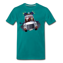 Load image into Gallery viewer, Ice Scream Driving T-Shirt (Mens) - teal
