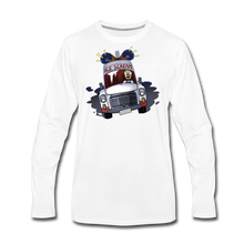 Load image into Gallery viewer, Ice Scream Driving Long-Sleeve T-Shirt (Mens) - white