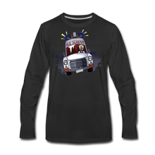 Load image into Gallery viewer, Ice Scream Driving Long-Sleeve T-Shirt (Mens) - black
