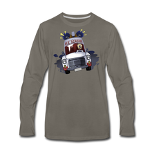 Load image into Gallery viewer, Ice Scream Driving Long-Sleeve T-Shirt (Mens) - asphalt gray