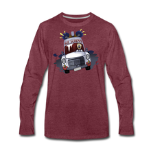 Load image into Gallery viewer, Ice Scream Driving Long-Sleeve T-Shirt (Mens) - heather burgundy