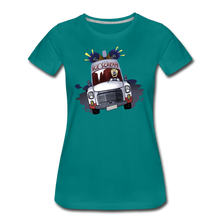 Load image into Gallery viewer, Ice Scream Driving T-Shirt (Womens) - teal