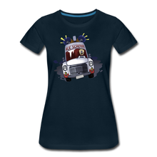 Load image into Gallery viewer, Ice Scream Driving T-Shirt (Womens) - deep navy