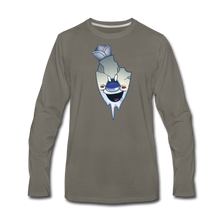 Load image into Gallery viewer, Rod Melting Long-Sleeve T-Shirt (Mens) - asphalt gray