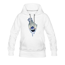 Load image into Gallery viewer, Rod Melting Hoodie (Womens) - white