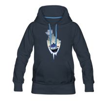 Load image into Gallery viewer, Rod Melting Hoodie (Womens) - navy