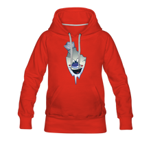Load image into Gallery viewer, Rod Melting Hoodie (Womens) - red