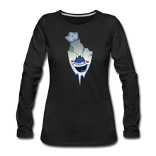 Load image into Gallery viewer, Rod Melting Long-Sleeve T-Shirt (Womens) - black