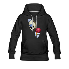 Load image into Gallery viewer, The Ice Scream Man Hoodie (Womens) - black