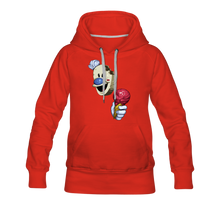 Load image into Gallery viewer, The Ice Scream Man Hoodie (Womens) - red