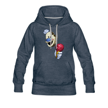 Load image into Gallery viewer, The Ice Scream Man Hoodie (Womens) - heather denim