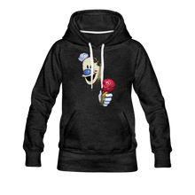 Load image into Gallery viewer, The Ice Scream Man Hoodie (Womens) - charcoal gray
