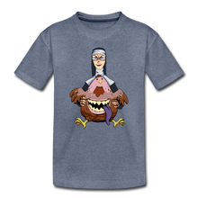 Load image into Gallery viewer, Evil Nun Gummy T-Shirt - heather blue