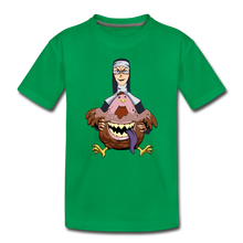 Load image into Gallery viewer, Evil Nun Gummy T-Shirt - kelly green