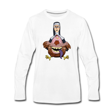 Load image into Gallery viewer, Evil Nun Gummy Long-Sleeve T-Shirt (Mens) - white