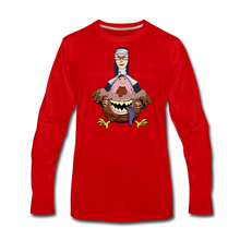 Load image into Gallery viewer, Evil Nun Gummy Long-Sleeve T-Shirt (Mens) - red