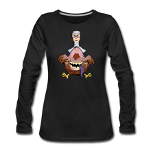 Load image into Gallery viewer, Evil Nun Gummy Long-Sleeve T-Shirt (Womens) - black