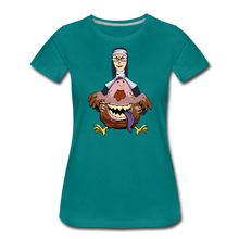 Load image into Gallery viewer, Evil Nun Gummy T-Shirt (Womens) - teal